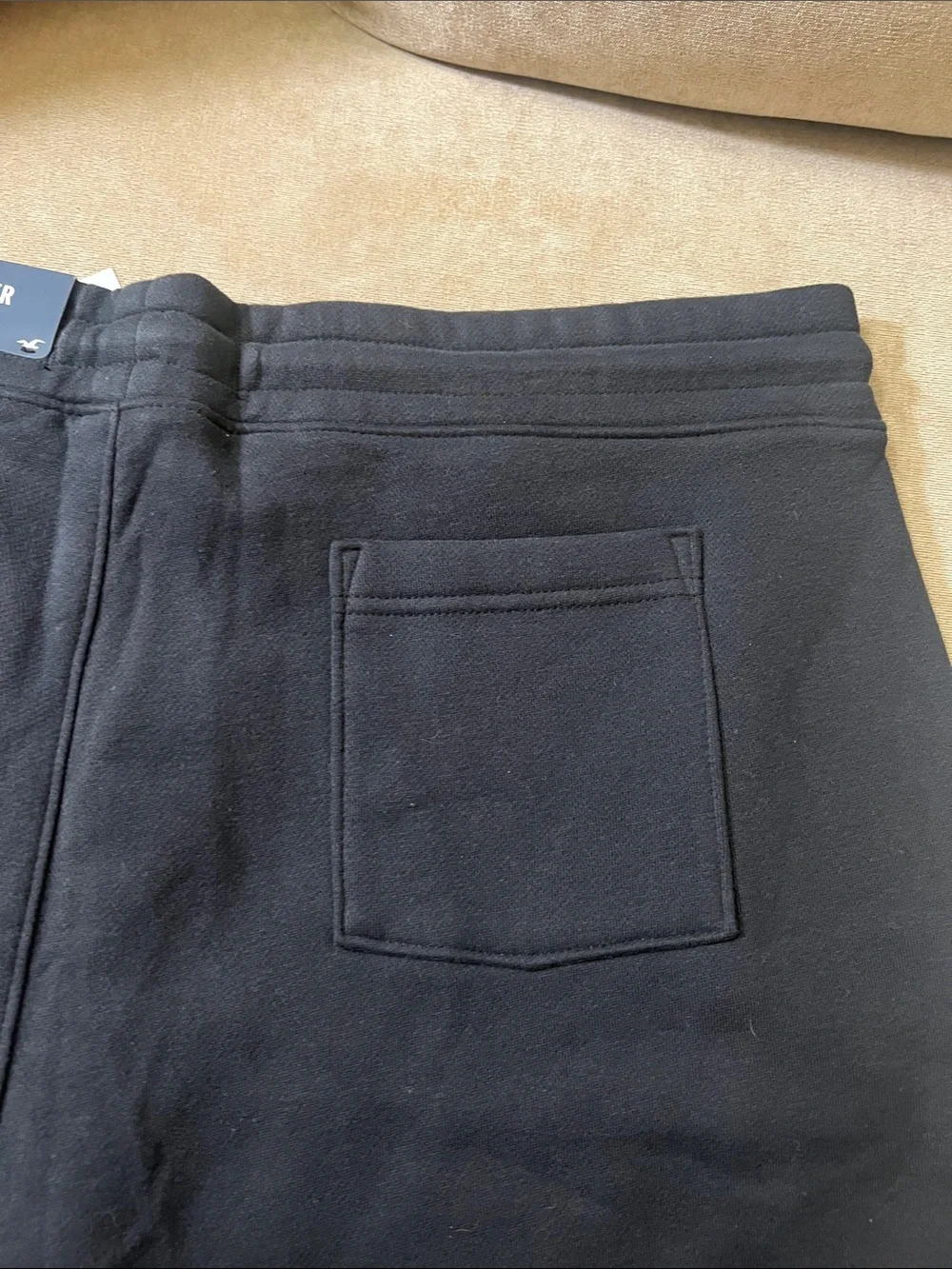NWT Hollister Black Miami Heat Graphic Athletic Jogger Shorts XXL